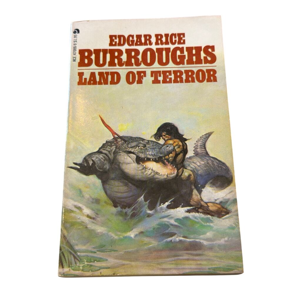 Vtg 1978 ACE Sci-fi Land of Terror book by Edgar Rice Burroughs